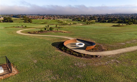 Grass areas at Victory Road Reserve